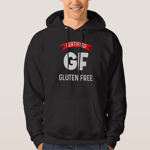Certified Gf Gluten Free Keto Healthy Vegan Diet Hoodie