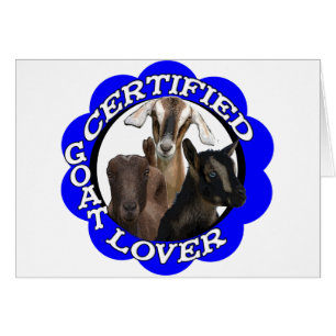 CERTIFIED GOAT LOVER! CARDS