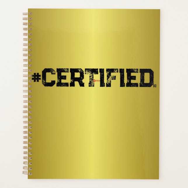 #CERTIFIED GOLD PLANNER  (Front)