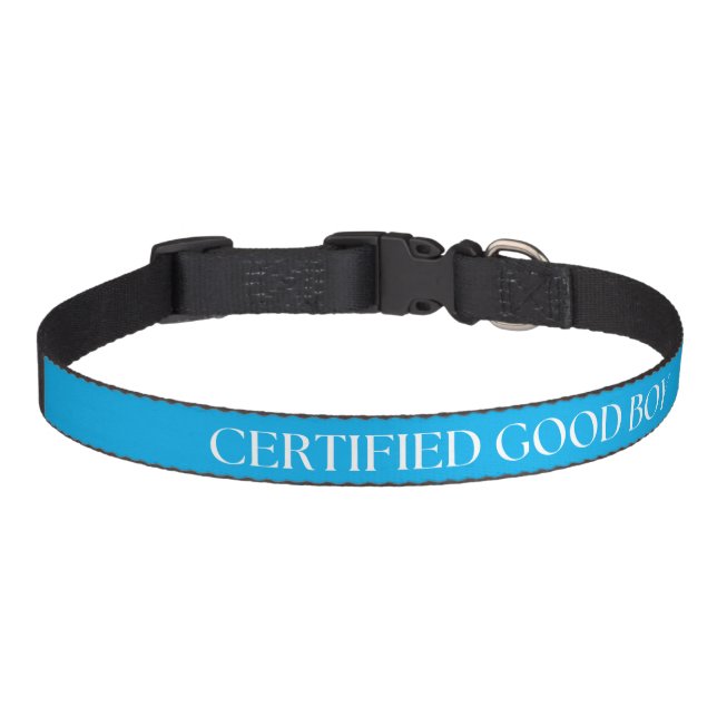 Certified Good Boy Pet Collar (Front)