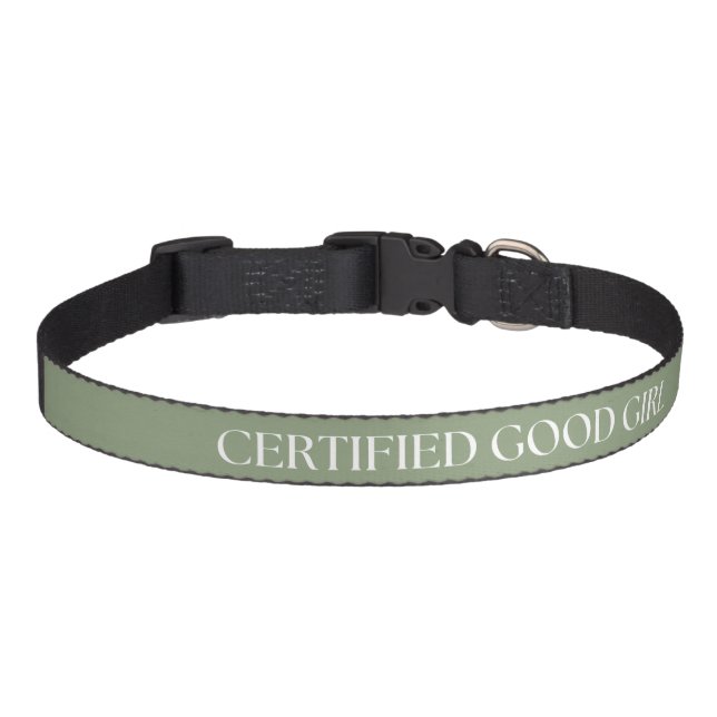 Certified Good Girl Pet Collar (Front)