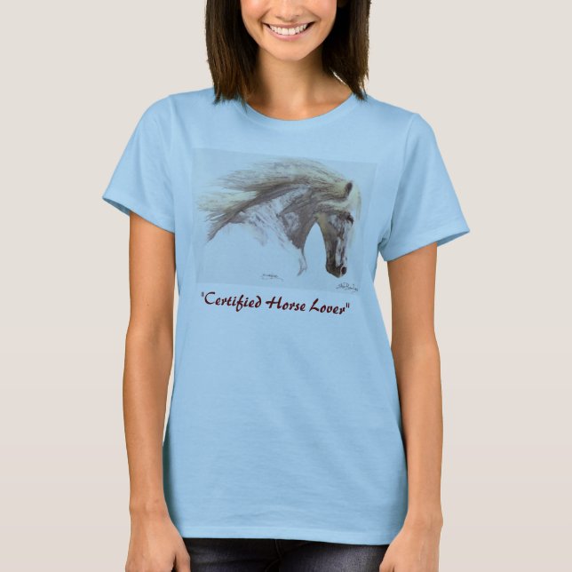 "Certified Horse Lover" T-shirts (Front)