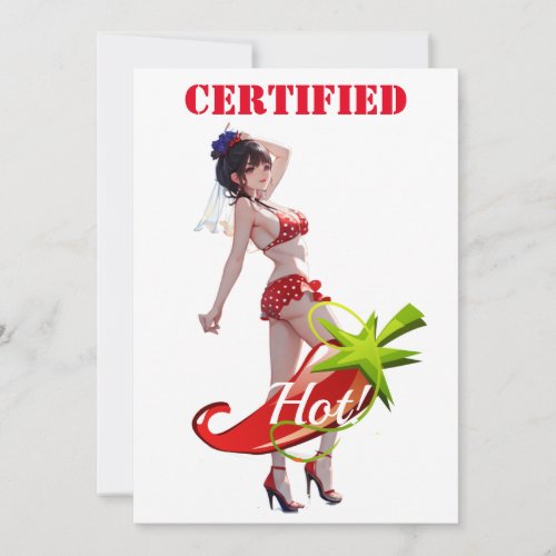 Certified Hot Bikini Pinup Model Thunder_Cove  Invitation