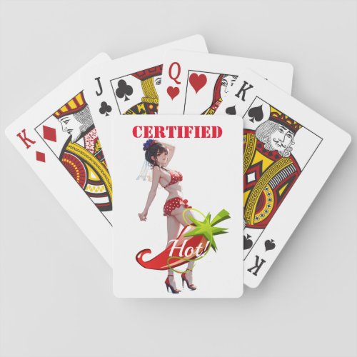Certified Hot Bikini Pinup Model Thunder_Cove  Poker Cards