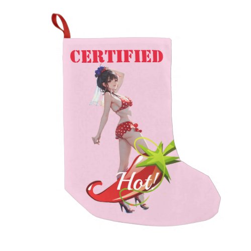 Certified Hot Bikini Pinup Model Thunder_Cove  Small Christmas Stocking