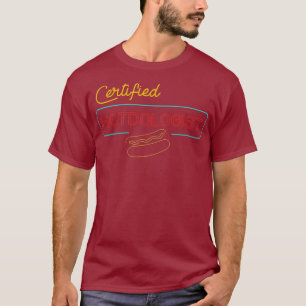 Certified Hotdogologist t shirt Hot Dog pun