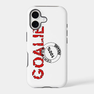 Certified Insane Goalie Iphone Case