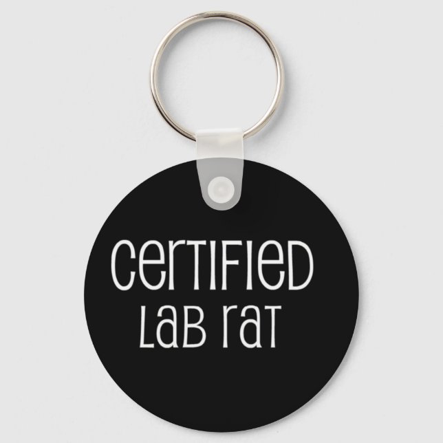 Certified Lab Rat Keychain (Front)