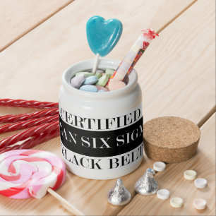 Certified Lean Six Sigma Black Belt  Candy Jar