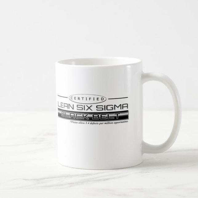 Certified Lean Six Sigma Black Belt Coffee Mug (Right)