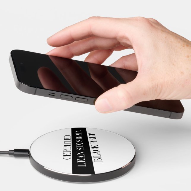 Certified Lean Six Sigma Black Belt  Wireless Charger (Hand)