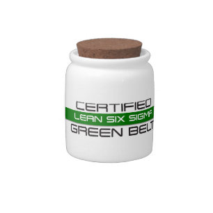 Certified Lean Six Sigma Green Belt 11oz Candy Jar