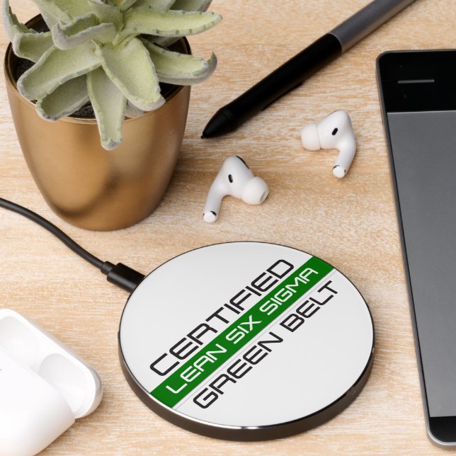 Certified Lean Six Sigma Green Belt  Wireless Charger (Desk 2)