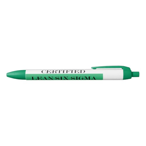 Certified Leans Six Sigma green Belt Pen