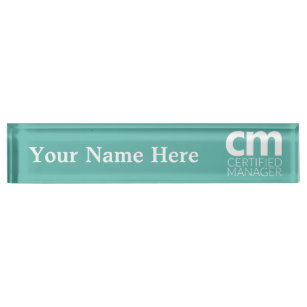 Manager Desk Name Plates | Zazzle