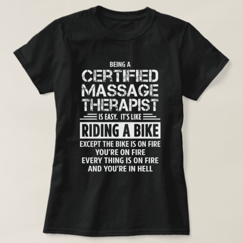 Certified Massage Therapist T_Shirt