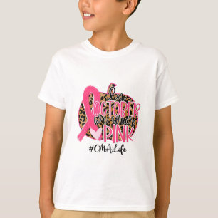 Certified Medical Istant In October We Wear Pink T-Shirt