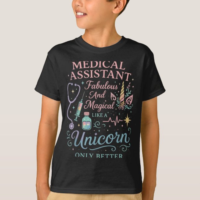 Certified Medical Istant Unicorn Cma Medical Istan T-Shirt (Front)