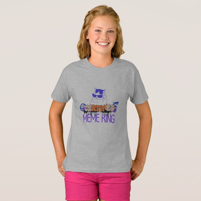 Certified Meme King Cat T-Shirt (Front Full)