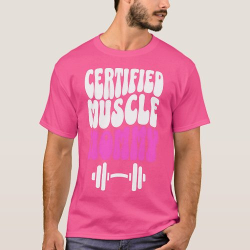 Certified Muscle Mommy Cover Gym Fitness Pump  boy T_Shirt
