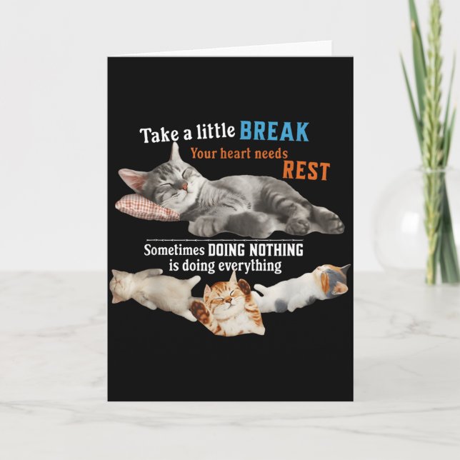 Certified Nap Expert Funny Lazy Cat Meme Cat Moms  Card (Front)