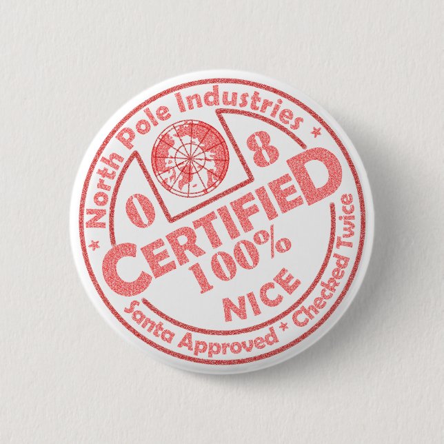 Certified Nice '08 Button (Front)