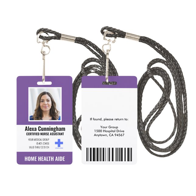 Certified Nurse Aide Photo ID Badge (Creator Uploaded)