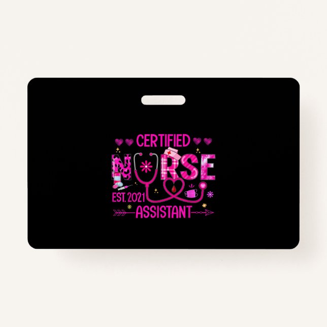 Certified Nurse Assistant Badge (Front)