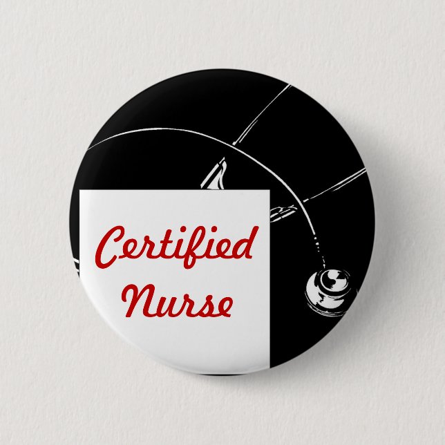 Certified Nurse Button (Front)