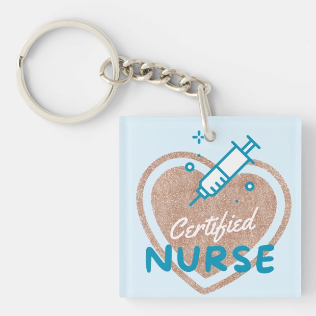 Certified Nurse Keychain (Front)