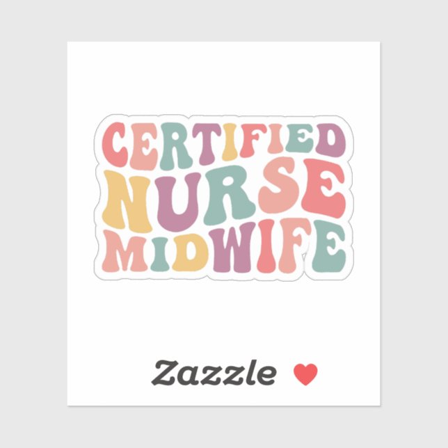 Certified Nurse Midwife Sticker (Sheet)