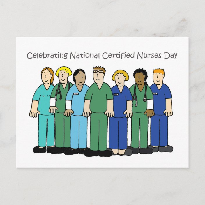 Certified Nurses Day March 19th Postcard