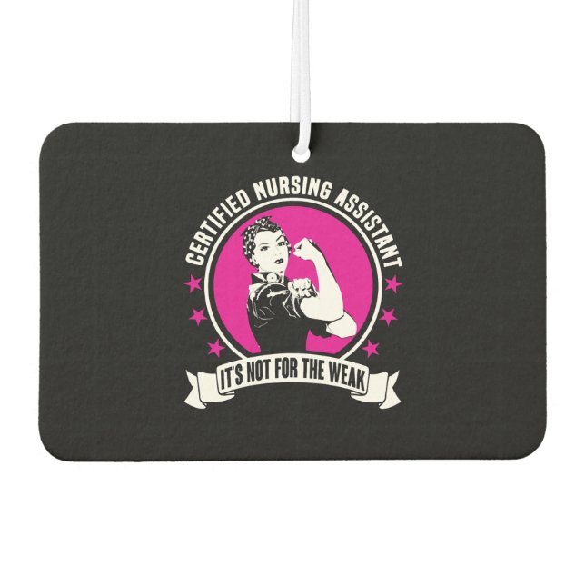 Certified Nursing Assistant Air Freshener (Front)