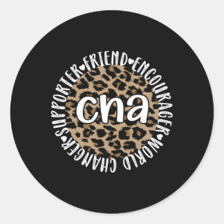 Certified Nursing Assistant Appreciation Cna Nurse Classic Round Sticker