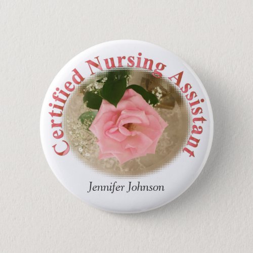Certified Nursing Assistant Button