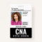Certified Nursing Assistant CNA ID Photo Badge