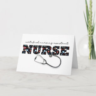 Certified Nursing Assistant CNA on Nurses Day Card