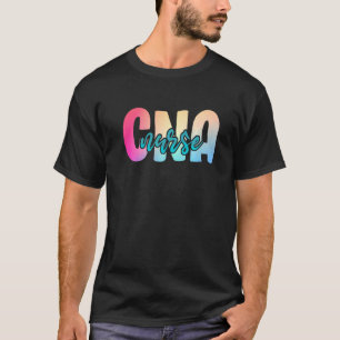 Certified Nursing Assistant Nurse Cna Colorful T-Shirt