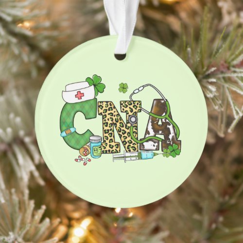 Certified Nursing Assistant St Patricks Ornament