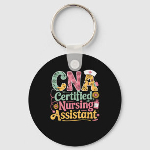 Certified Nursing Istant Cna Nurse Career Hospital Keychain
