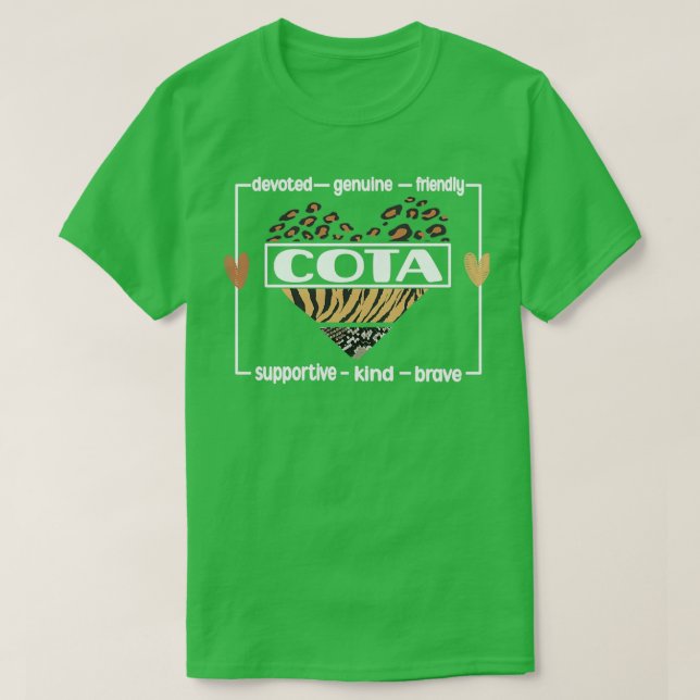 Certified Occupational Therapist Assistant COTA 2 T-Shirt (Design Front)