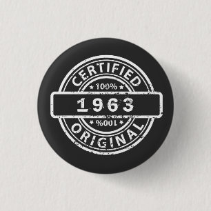 Certified Original customizable Button