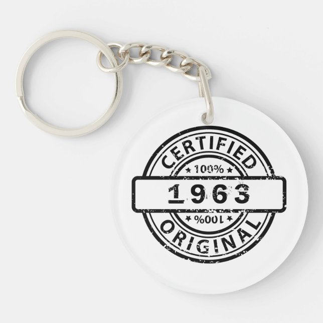 Certified Original customizable Keychain (Front)
