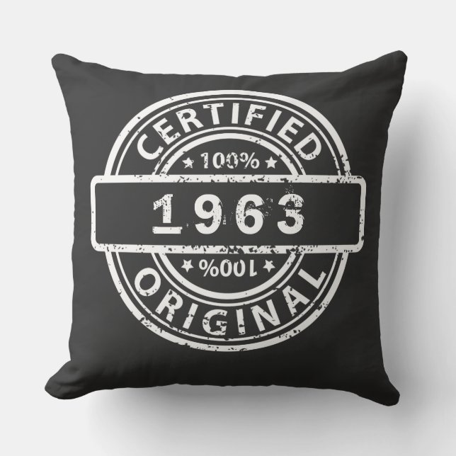 Certified Original customizable Throw Pillow (Front)
