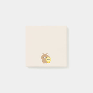 Certified Overthinker Brown Bear Post-it Notes