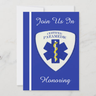 Certified Paramedic Retirement Invitation