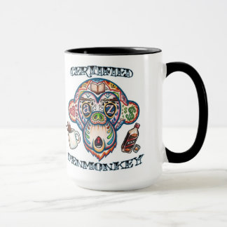 CERTIFIED PENMONKEY -- Coffee Mug