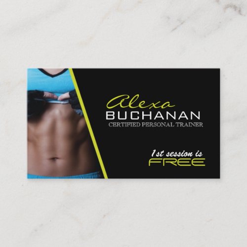 Certified Personal Trainer Business Card