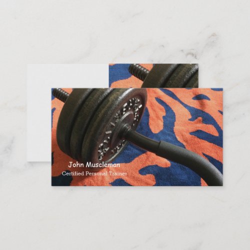 Certified Personal Trainer Business Card