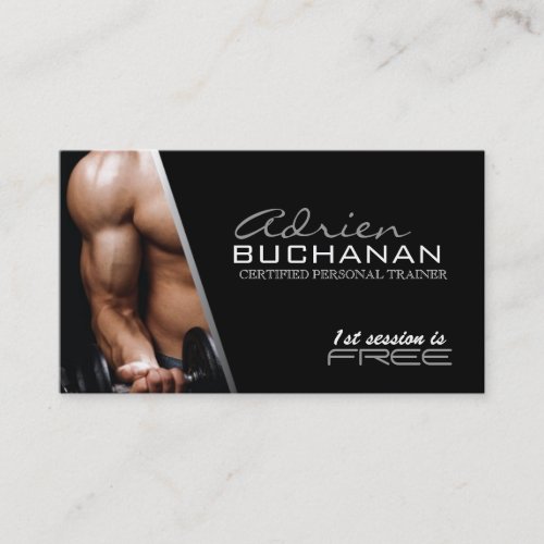Certified Personal Trainer Business Card Template